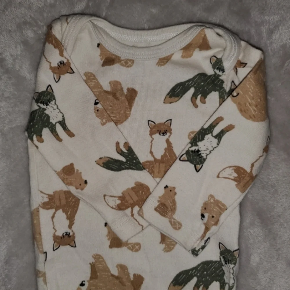 5 for $25 | Just One You by Carter's Woodland Animals Long Sleeve Onesie